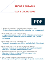 Questions & Answers: Hydraulic & Landing Gears