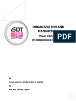 Organization and Management