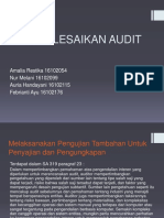 Menyelesaikan Audit