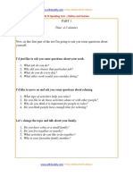 Sample Speaking Test 3 PDF