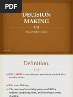 Decision Making