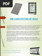 Original Manuscript of India's Constitution | PDF