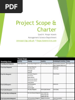 Project Scope Management