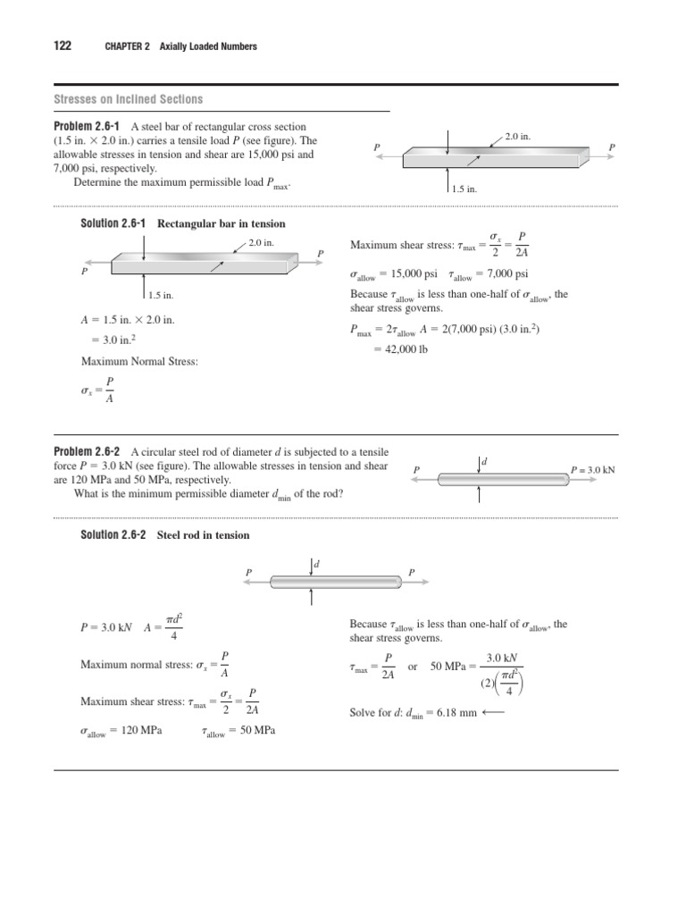 Mechanics of Materials Chap 02-04 | PDF | Stress (Mechanics ...