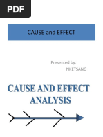 Cause and Effect