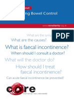 What Is Faecal Incontinence?