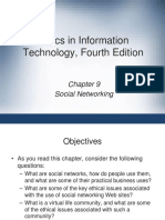 Ethics in Information Technology, Fourth Edition: Social Networking