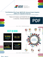 Role of Public Authorities in Mobility - A Digital Transformation