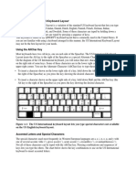 Using The US International Keyboard Layout