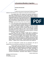 Estructura Económica Mundial y Argentina: Guía de Lectura 1