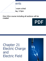 Announcements: Change in 3 Le Exam Sched May 11, Saturday, 3-5Pm One Uvle Course Including All Sections Will Be Created