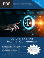 2019 IP and Internet Conference Brochure