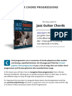 10 Jazz Guitar Chord Progressions