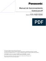 KX NS1000 Central Pura IP PBX Manual de Funcionamiento PCMPR Software V4.6 PDF