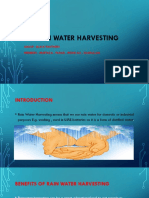 RAIN WATER HARVESTING TIPS