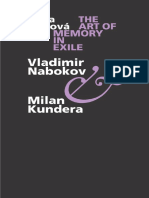 Hana Pichova The Art of Memory in Exile-Kundera PDF