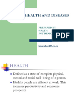 Human Health and Diseases: Prepared by S Rath PGT Biology