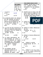 Razones y Proporciones