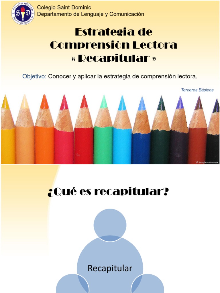 Estrategia C.L - Recapitular | PDF
