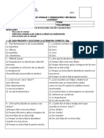 Prueba 6° Lectura Socorro