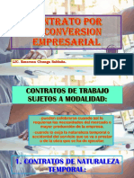 Contrato Por Reconversion Empresarial - Peru