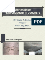 Corrosion of Reinforcement in Concrete: Dr. Osama A. Hodhod Professor Struct. Eng. Dept
