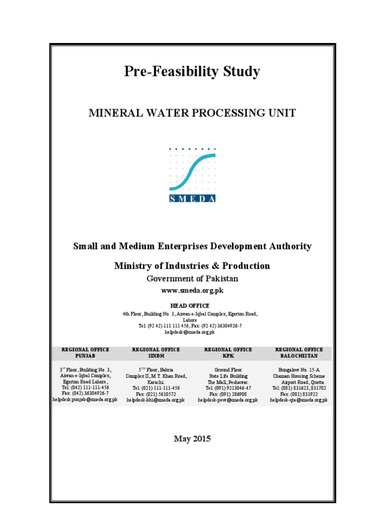 Mineral Water Processing Unit PDF | PDF | Water Purification | Water