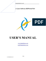 Thunder Laser Software RDWorksV8.0 USER MANUAL PDF
