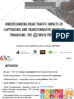 Understanding Road Traffic Impacts of Captivating and Transformative Mobility Paradigms: The @cruise Project