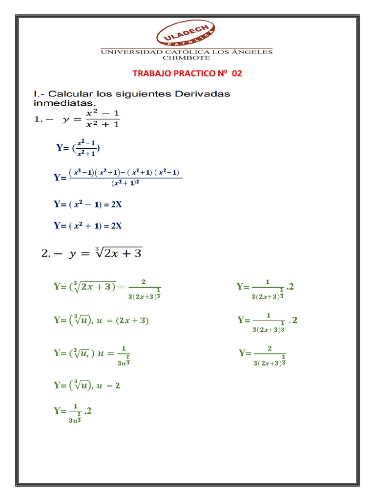 Calculus Practice Problems and Solutions | PDF | Science & Mathematics