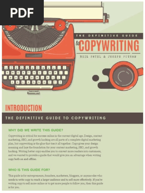Guide to copywriting