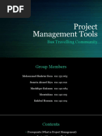Project Management Tools: Bus Travelling Community