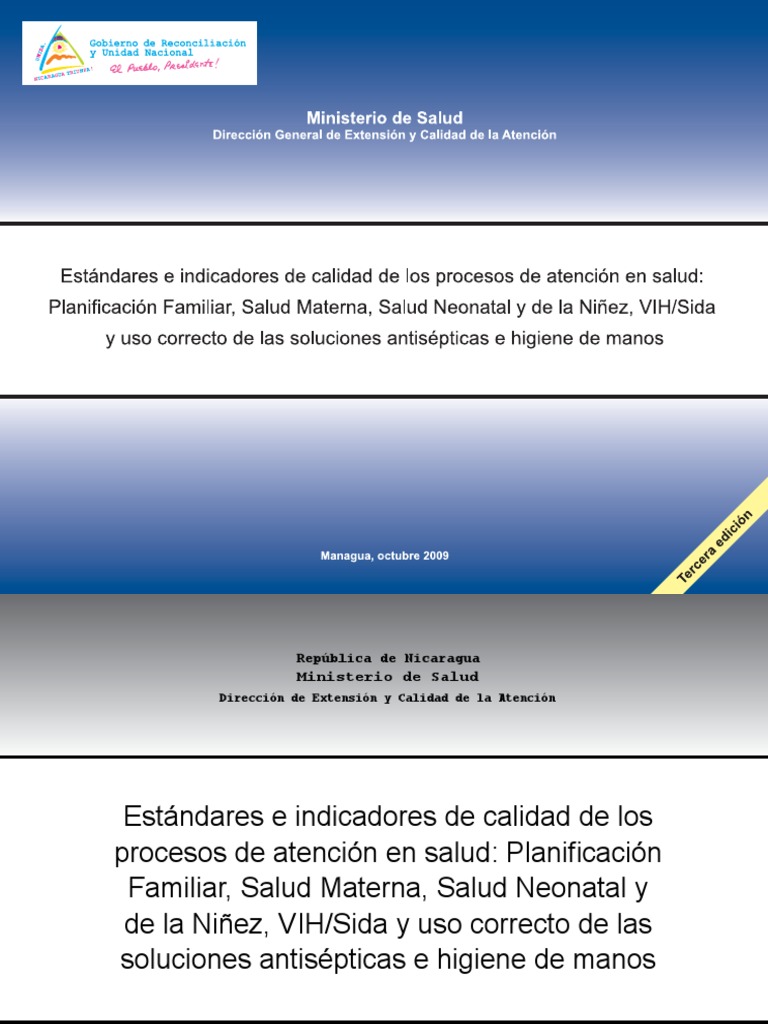 Indicadores de Calidad en Salud MINSA 2025 | PDF | Muerte materna ...