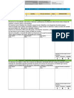 Ficha 1 de Registro de Observación Del Desarrollo y Aprendizaje de Los Niños y Niñas de 3 AÑOS