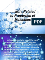 Polarity Related To Properties of Molecules