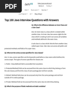 Top 100 Java Interview Questions With Answers: Testing SAP Web Must Learn! Big Data Live Projects AI