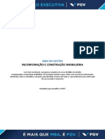 MBA em Gestão: Incorporação e Construção Imobiliária