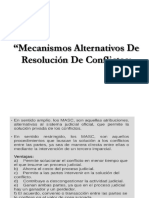 Mapa Conceptual Medios de Solución de Conflictos