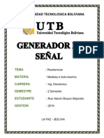 Informe Gen-señal UTB