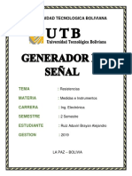 Informe Gen-Señal UTB