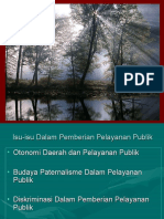 Isu-Isu Pelayanan Publik