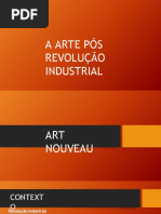 Arte Pós Revolução Industrial