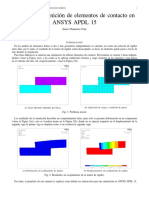 Manual para La Definición de Elementos de Contacto en ANSYS APDL 15