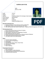 Curriculum Vitae: Educational Background