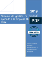 Trabajo ISO 9001 APLICAS SGC