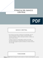Importancia Del Banco Central