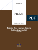 Pakistan AJKPoliticoLegalConflictSep2011 PDF