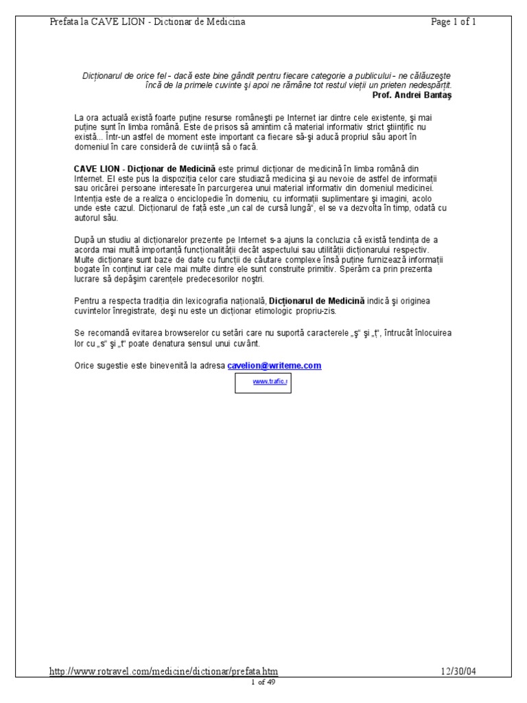 Dict Medic PDF | PDF