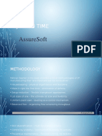 JUST IN TIME METHODOLOGY FOR SOFTWARE