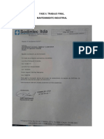 Fase 6 Trabajo Final - Mantenimiento Industrial